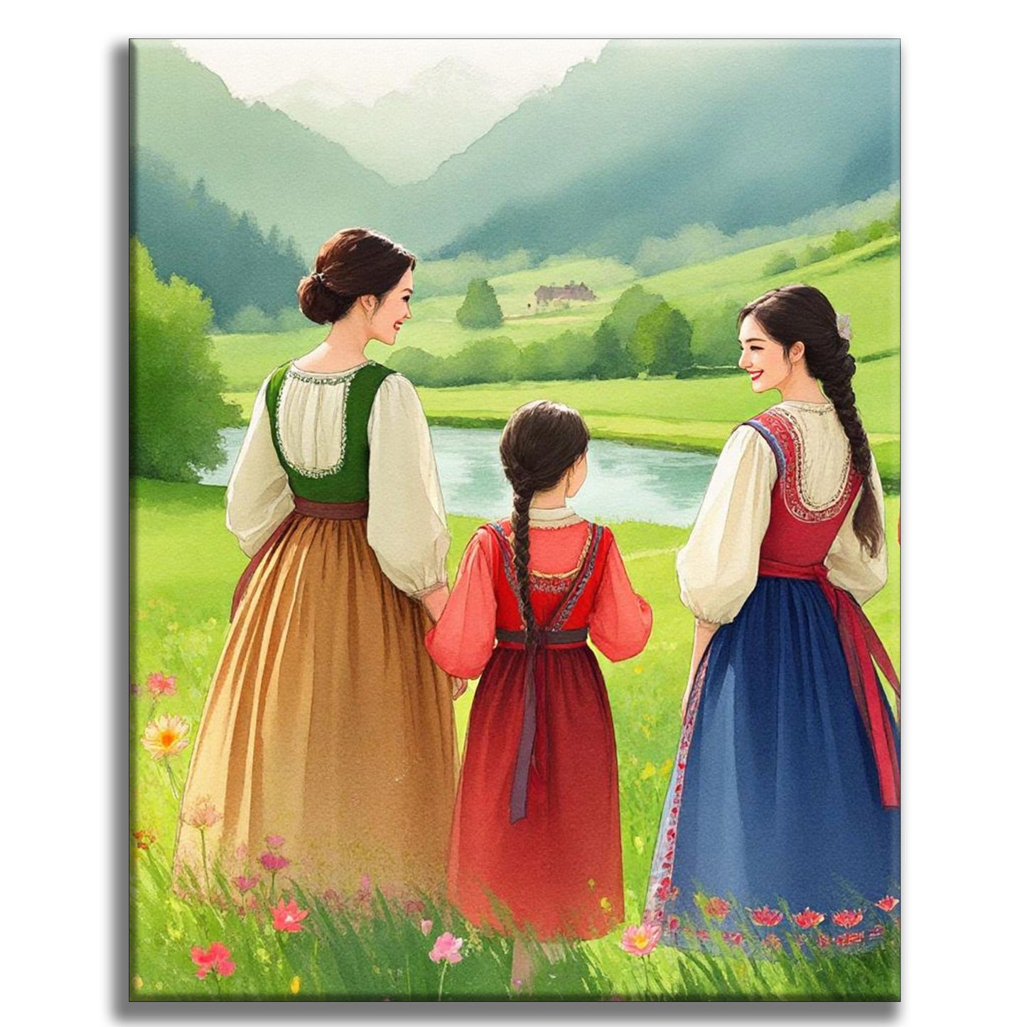 Princesse des prés - Peinture par numéros
