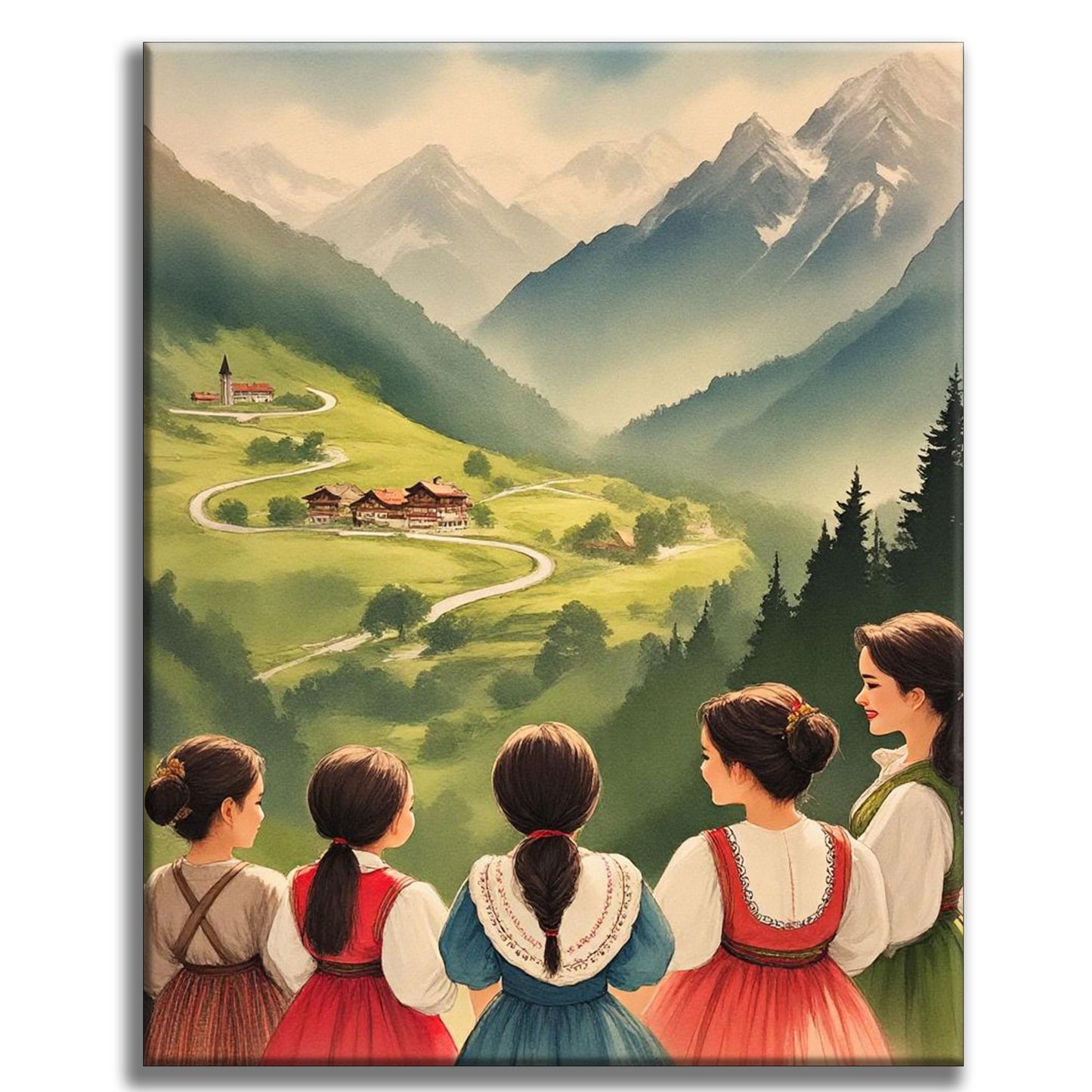 Princesse des prés - Peinture par numéros