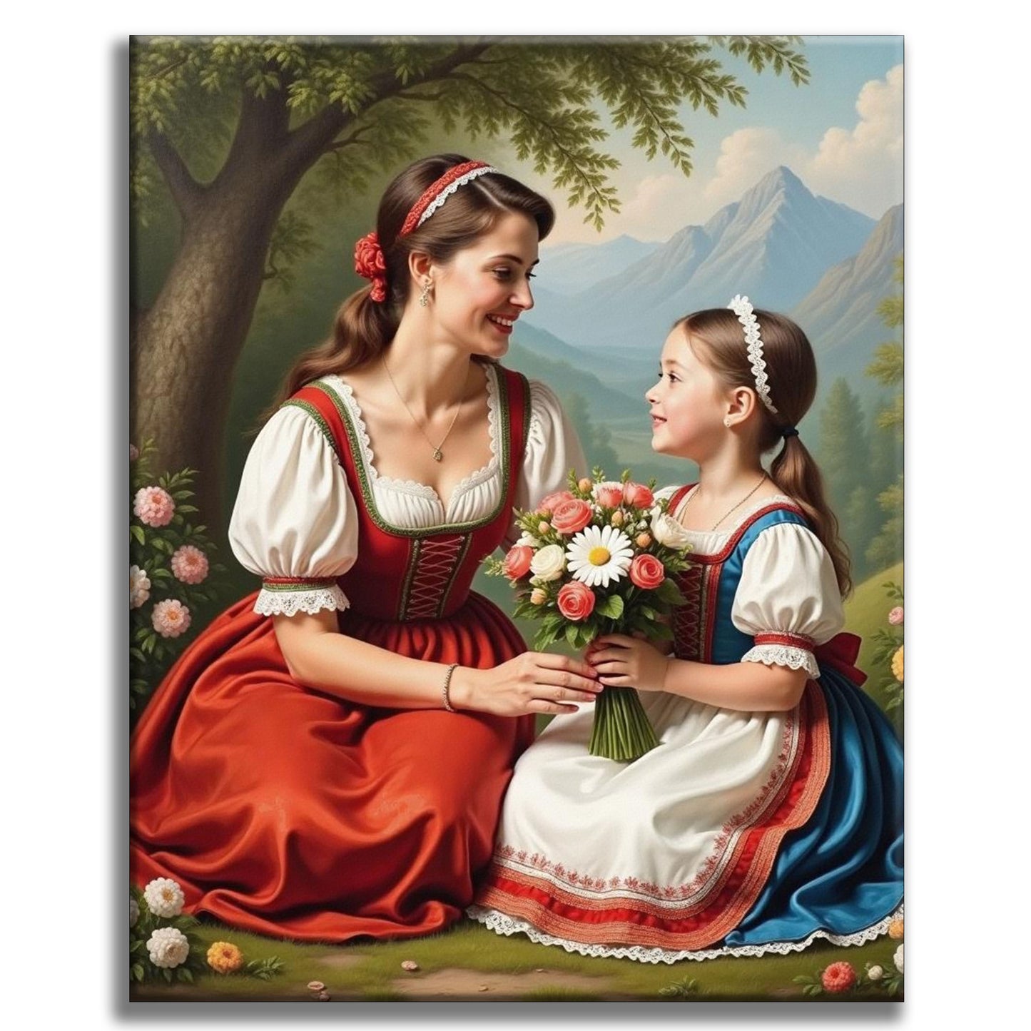 Princesse des prés - Peinture par numéros