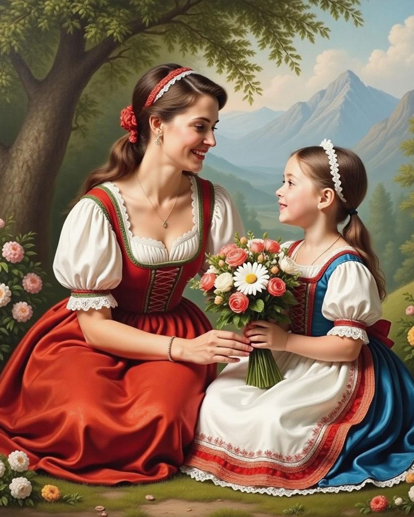 Princesse des prés - Peinture par numéros