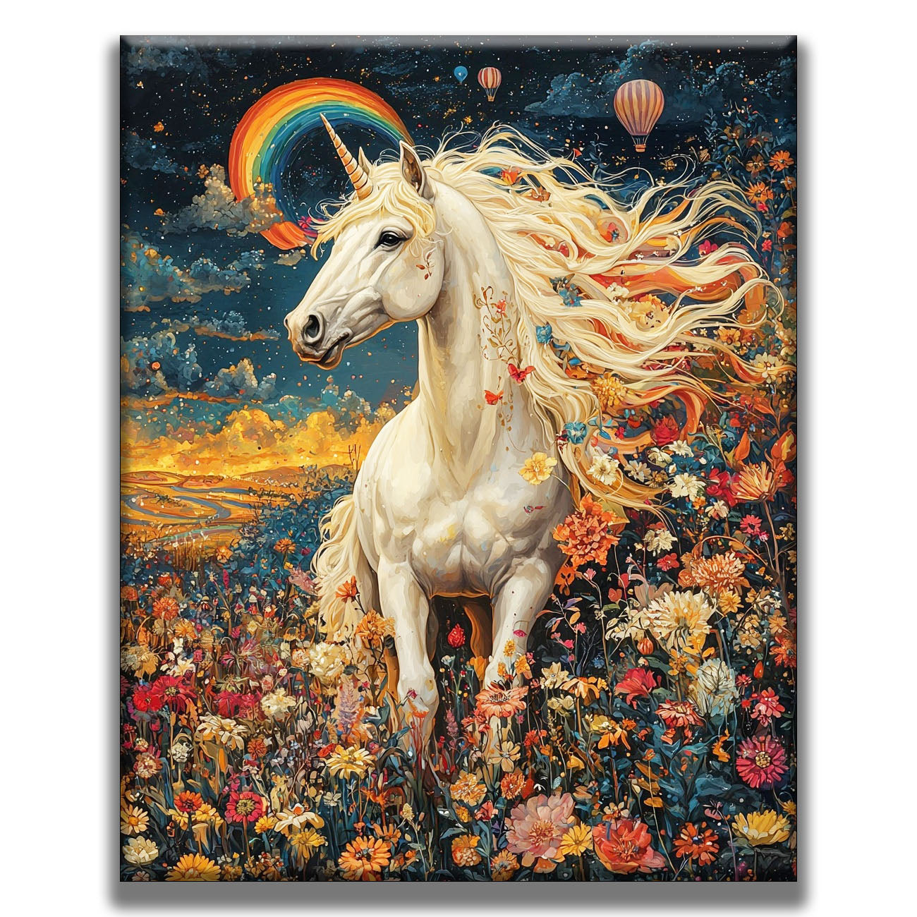 Liberté fleurie - Peinture par numéros