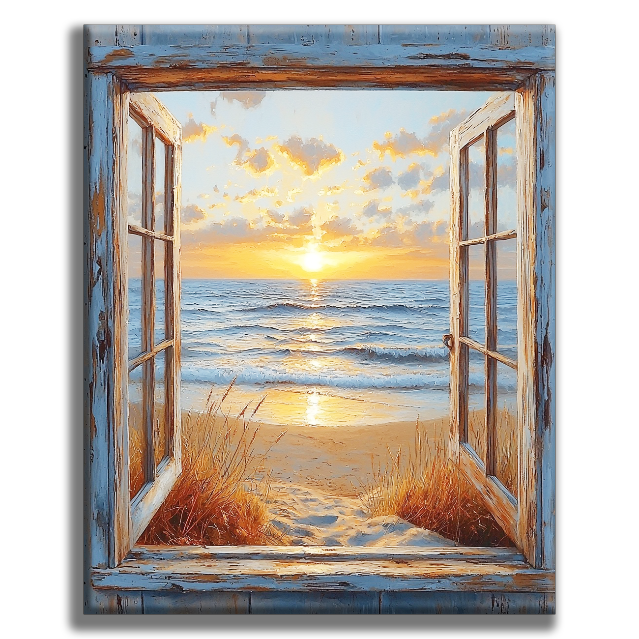 Fenêtre sur l'horizon - Peinture par numéros