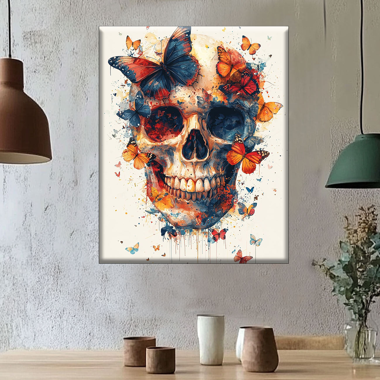 Ailes décolorées - Peinture par numéros