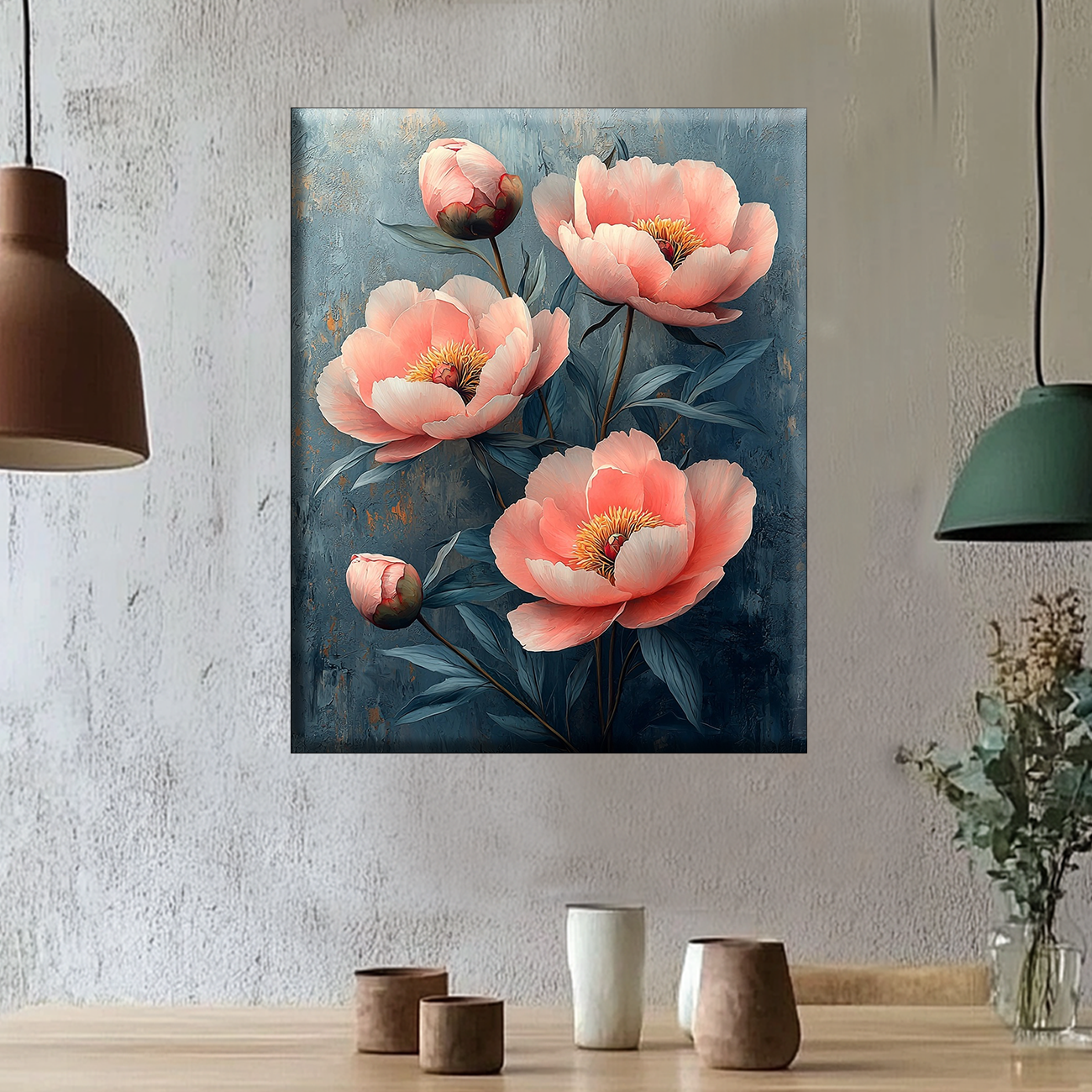 Fleurs délicates - peinture par numéros