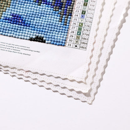 Abstrakter Kolibri - Diamond Painting