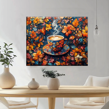 Fleur de café magique - Peinture par numéros