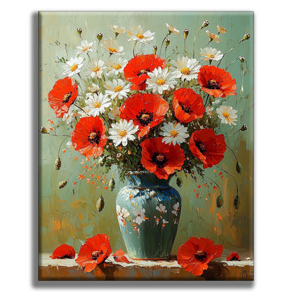 Splendeur des fleurs - peinture par numéros