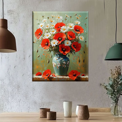 Splendeur des fleurs - peinture par numéros