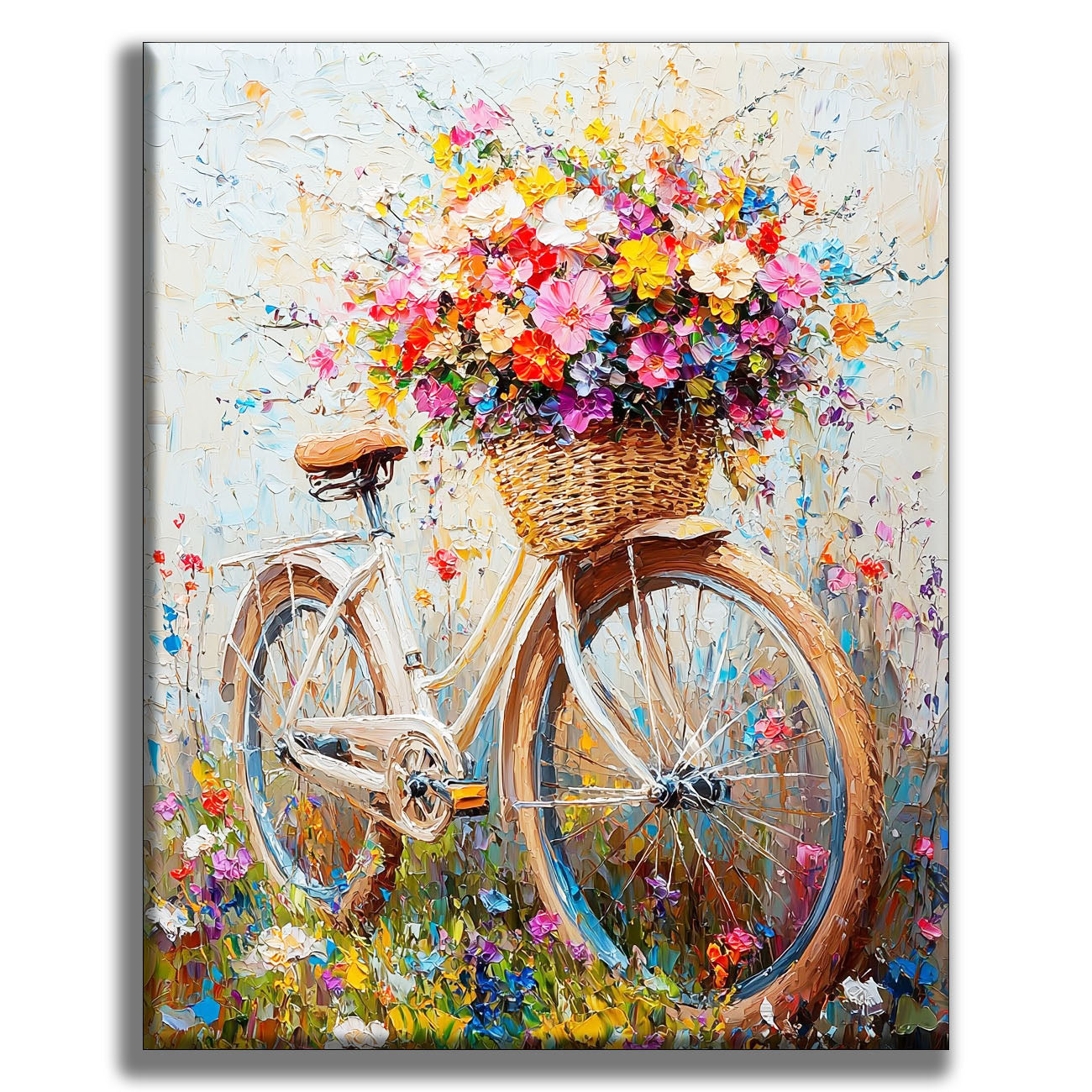 Roue de fleurs - Peinture par numéros