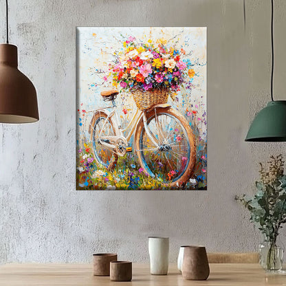 Roue de fleurs - Peinture par numéros