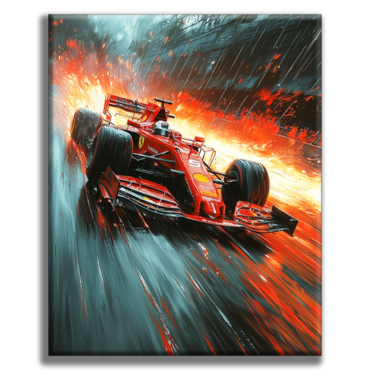 Flaming Speed ​​​​- Peinture par numéros