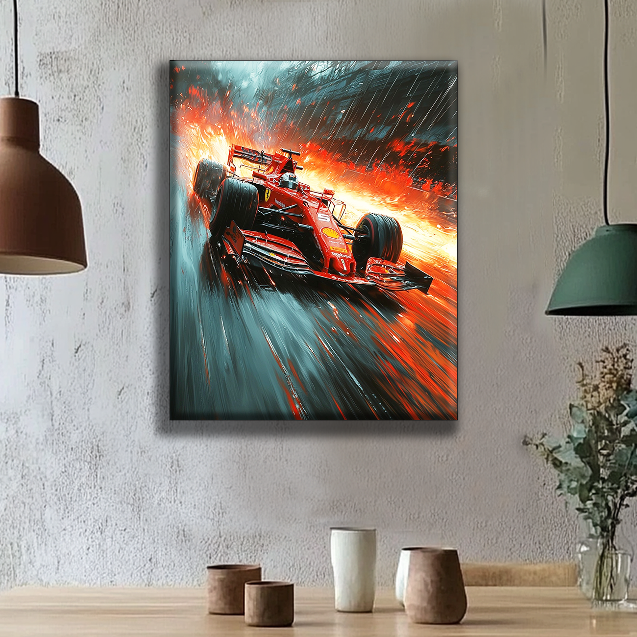 Flaming Speed ​​​​- Peinture par numéros