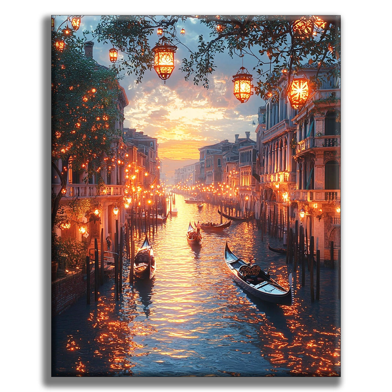 Canal de lumière - Peinture par numéros