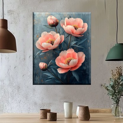 Fleurs délicates - peinture par numéros